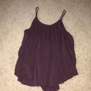 purple soft & sexy braided tank